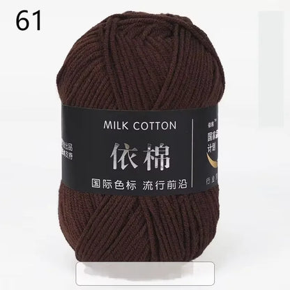 Nouveau 10 pièces série rose fil lait coton fil combinaison Crochet tricot fil ensemble pour bricolage à la main artisanat pull écharpe tricot