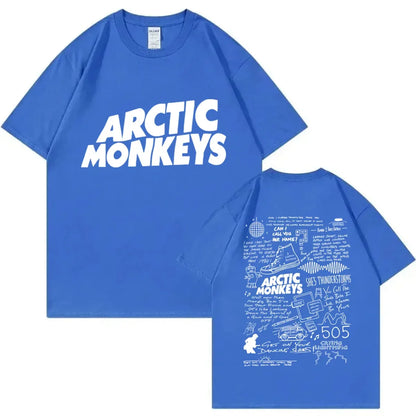 Arctic Monkey Lyrics Limited Design Graphic T Shirts pour femmes, T-shirt en coton, Rock Respzed, Harajuku, Hip Hop Trend Économie, Mode
