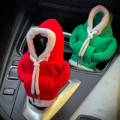 Sweat à capuche à la mode pour voiture, couvercle de pommeau de levier de vitesse, poignée manuelle, décoration de levier de vitesse, accessoires d'intérieur automobile, nouvelle collection 2024