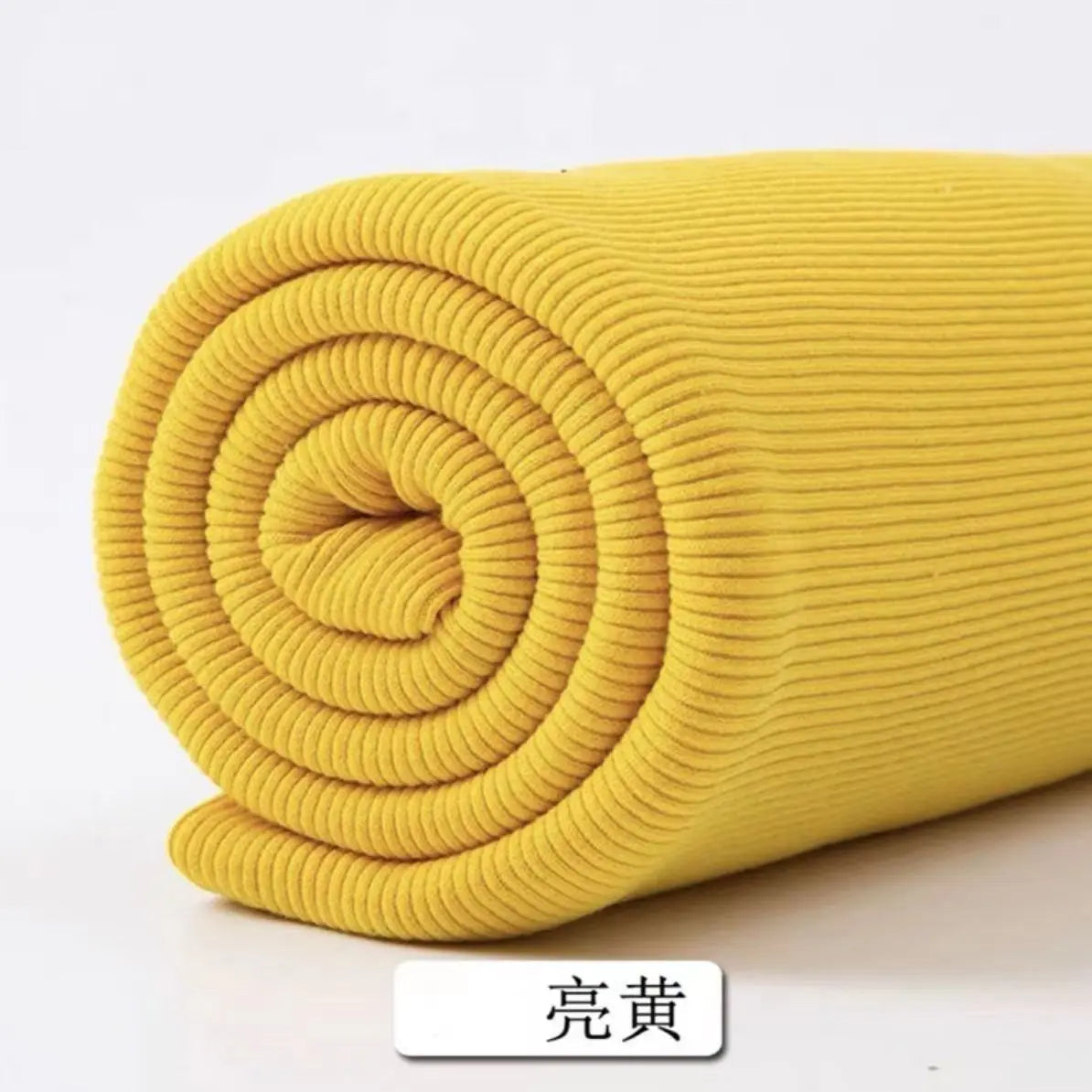 Tissu fileté élastique en coton, manches de sweat-shirt, col, ourlet, bord inférieur, tissu tricoté à revers élastique pour vêtements