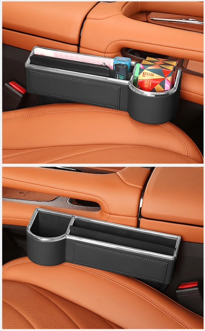 Boîte de rangement en cuir pour espace de siège de console centrale, BYD YangWang U8