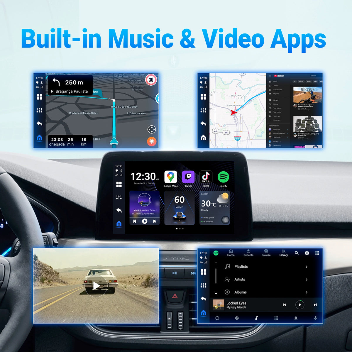 OTTOCAST P3 Android AI Box sans fil CarPlay Android Auto 128GB TV Box pour sortie HDMI accessoires de voiture pour Audi VW Chervolet Kia