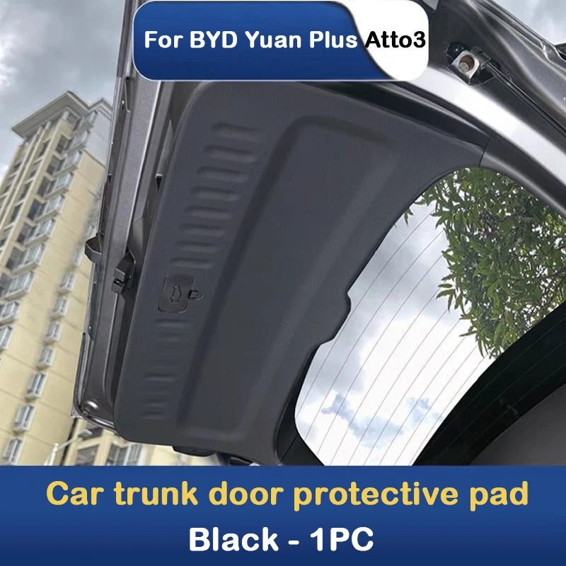Tapis de Protection latéral en cuir pour coffre de voiture BYD Yuan Plus Atto 3, autocollant de Protection contre les rayures, accessoires d'intérieur