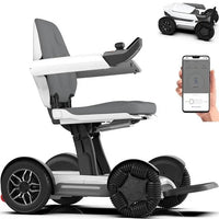 Automatique Bluetooth télécommande Portable tout Terrain voyage pliant Robot intelligent fauteuil roulant électrique fauteuil roulant électrique pliable