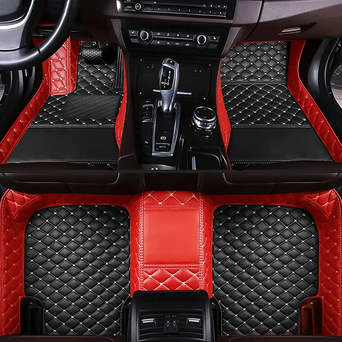 Tapis de sol de voiture personnalisés adaptés à la BMW X5 5 sièges véhicule électrique 2017-2019 tapis de pied en cuir automatique tapis