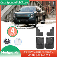 Garde-boue de voiture pour LDV Maxus eTerron 9 MG U9 2025 ~ 2027, rabat évasé, partie de garde-boue avant et arrière, accessoires de protection automobile