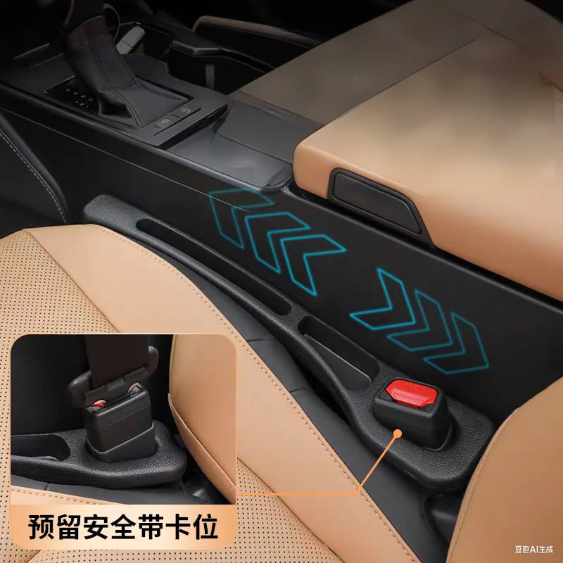 Bandes universelles anti-fuite pour siège de voiture, 2 pièces, pour ZEEKR 001 2021 2022 2023 2024 2025 2026 2 pièces, remplissage de couture latérale, accessoires de rangement