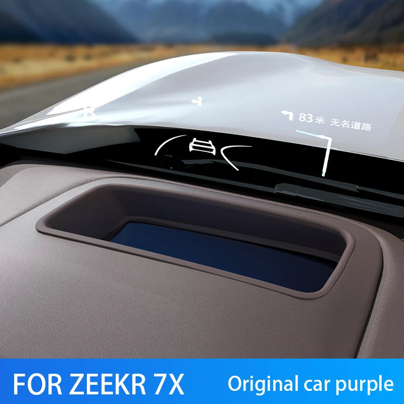 Pour ZEEKR 7X 2025 2026 housse de protection pour écran tête haute HUD housse de protection anti-poussière et anti-éblouissement accessoires d'intérieur de voiture