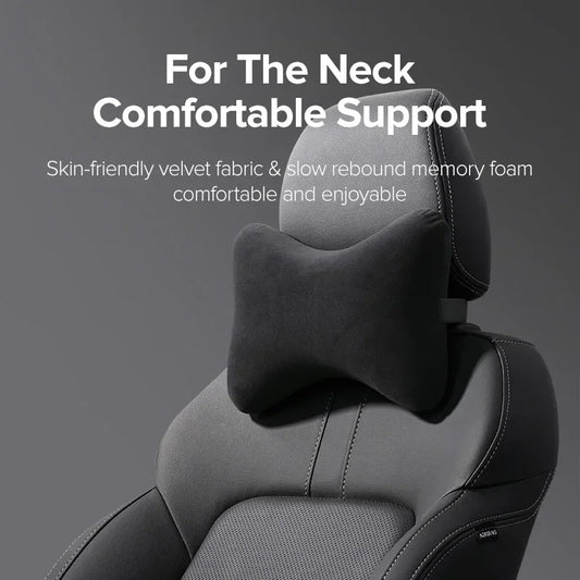 Oreiller de tête et de cou réglable en mousse à mémoire de forme, Support de siège de voiture, coussin de taille, Massage du cou, appui-tête de voiture