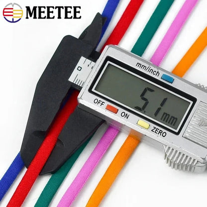 30/50M 3/5mm Nylon élastiques corde bandes de caoutchouc masque cordon huile noyau bande élastique vêtements décor bandes extensibles bricolage accessoires de couture