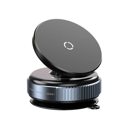 360 °   Ventouse à vide rotative pour iPhone série 12-17, charge rapide, chargeur sans fil magnétique Super puissant pour voiture, support pour téléphone