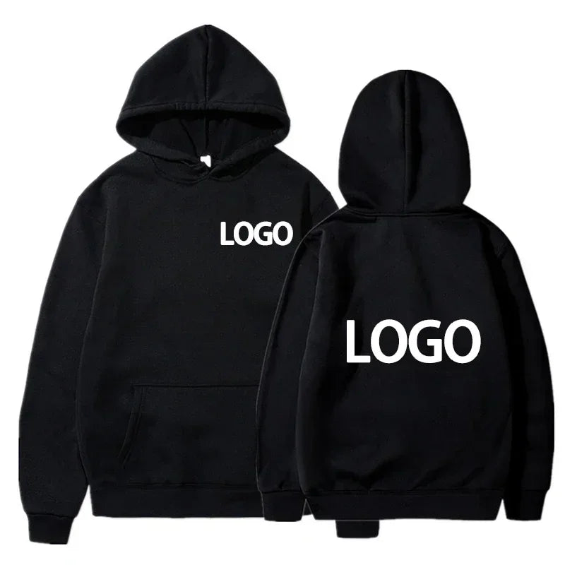 Pull à capuche pour hommes et femmes, vêtements décontractés amples personnalisés pour équipe, à la mode et personnalisés 80% polyester, 20% coton