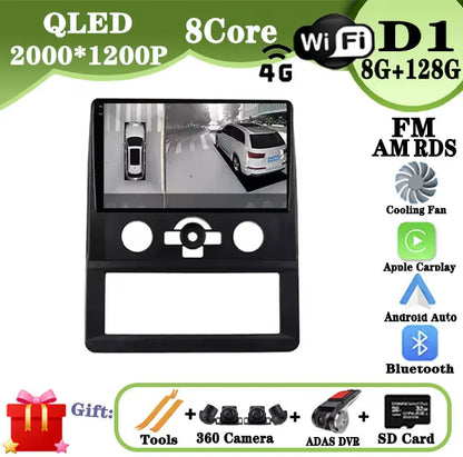 DSP راديو سيارة Carplay لـ Foton Royal Salon K1 G7 G9 GPS ملاحة Android Auto ستريو مشغل وسائط متعددة 4G Wifi BT