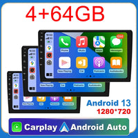 7/9/10 pouces universel Android 13 Autoradio 64G Autoradio android 2 Din autoradio GPS BT Central multimédia systèmes de voiture intelligente