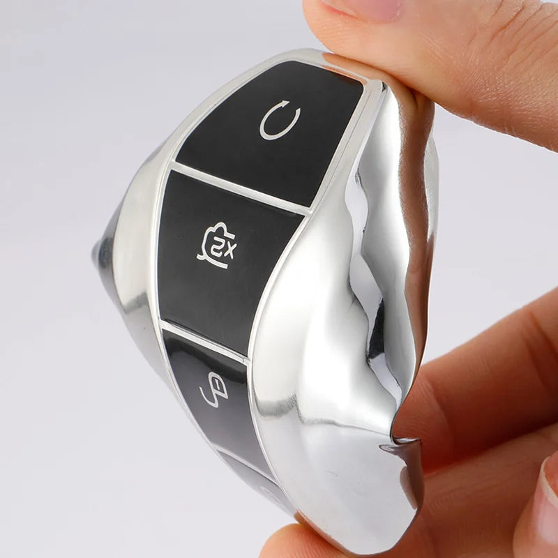 Support protégé à 4 boutons pour BYD Qin Plusdmi Atto 3 Han EV, porte-clés dauphin en TPU, étui pour clé télécommande de voiture, accessoires