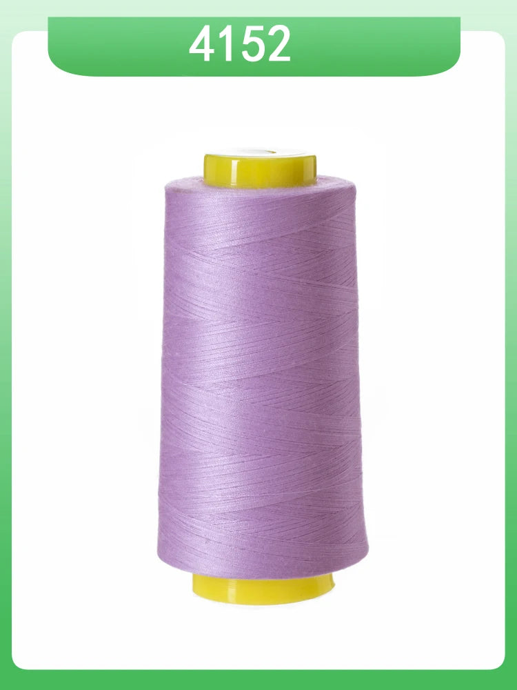 Fil à coudre ultra-fin 602-fil en polyester semblable à la soie à grande vitesse 60s/2 5000m, pour machine à broder et travaux d'aiguille délicats