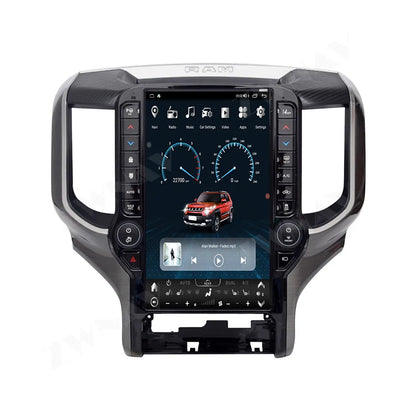 Autoradio Android 14 Carplay, écran tactile HD 13.6 pouces, pour Dodge Ram 1500 2500 2019 – 2021, Navigation GPS, lecteur multimédia de voiture