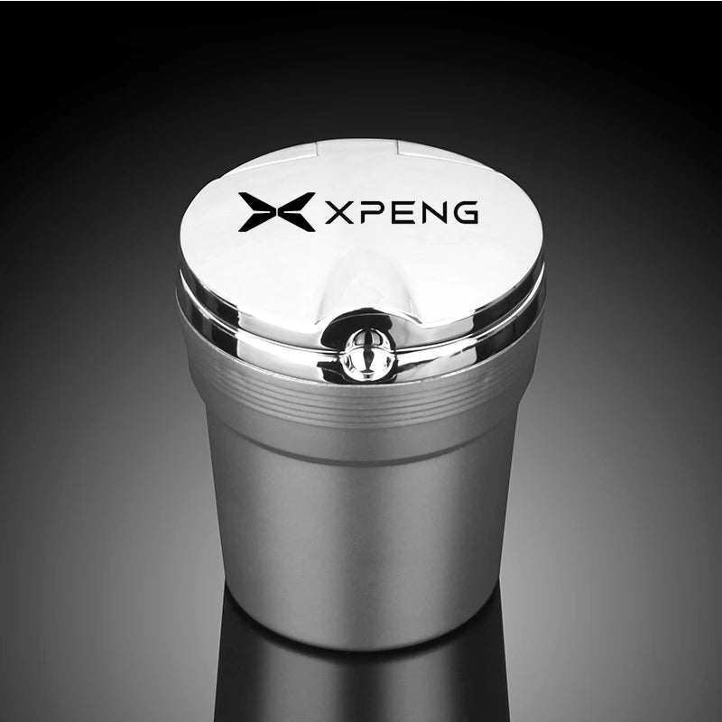 Cendrier de voiture avec lumière LED, porte-gobelet Portable sans fumée pour Xpeng Xiaopeng G6 G9 P7 P7I G3 G3i P5, accessoires d'intérieur automobile