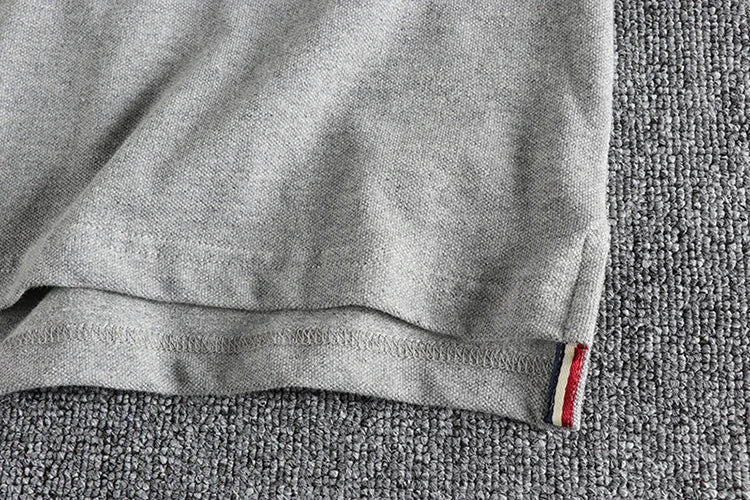 T-shirt rétro américain à manches courtes pour hommes, Polo à revers de couleur unie, à la mode, 100% coton, hauts d'affaires décontractés