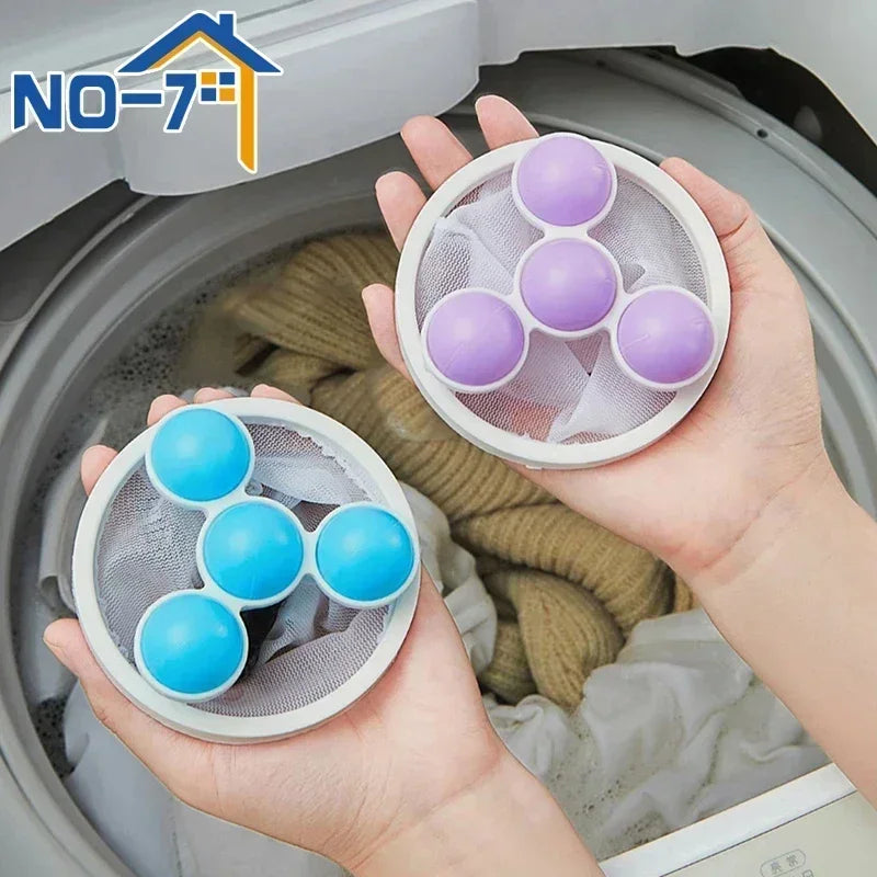 Épilateur pour animaux de compagnie, machine à laver, sac filtrant flottant, boule de linge réutilisable, outils pour livres, attrape-poils de chat
