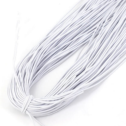 Bande élastique 1.0/ 1.2/ 1.5/ 2.0/ 2.5mm, fil élastique, perles faites à la main pour la fabrication de bijoux, accessoires de couture, bricolage