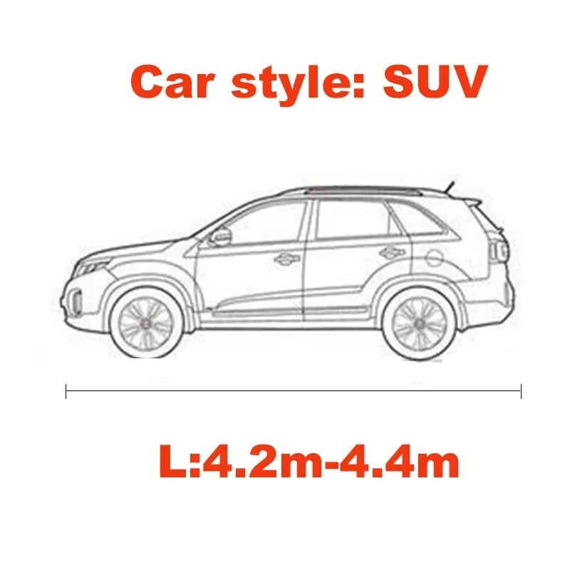 Pour voiture de sport berline SUV beauté style universel extensible couverture de voiture résistant au soleil coupe-vent anti-poussière résistant aux rayures Protection UV