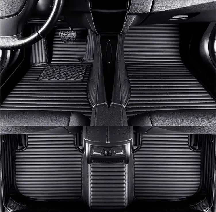 Tapis de sol de voiture personnalisés adaptés à la BMW X5 5 sièges véhicule électrique 2017-2019 tapis de pied en cuir automatique tapis