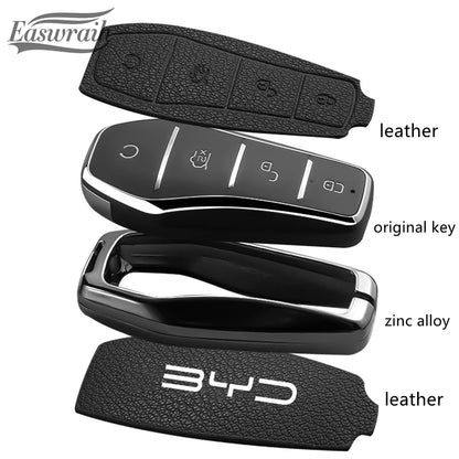 Porte-clés de voiture, accessoires de voiture, chaîne de couverture pour BYD Atto 3 Han EV Dolphin Durable deuxième chanson Pro Tang Dm QIn PLUS MAX Yuan