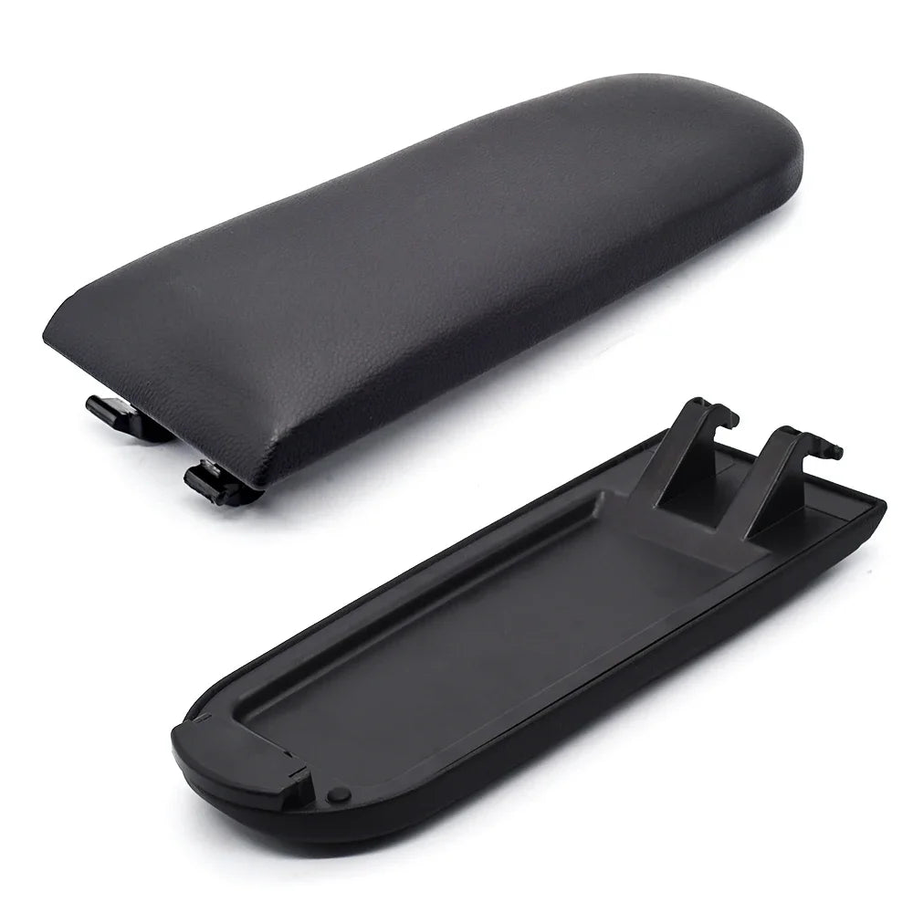 Couvercle de loquet d'accoudoir de voiture en cuir, 1 pièce, couvercle de Console centrale, capuchon de protection pour VW Jetta Golf 4 MK4 BORA Passat B5 Beetle Polo 6R 9N