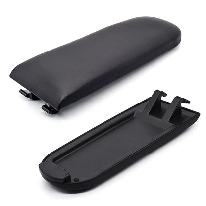 Couvercle de loquet d'accoudoir de voiture en cuir, 1 pièce, couvercle de Console centrale, capuchon de protection pour VW Jetta Golf 4 MK4 BORA Passat B5 Beetle Polo 6R 9N