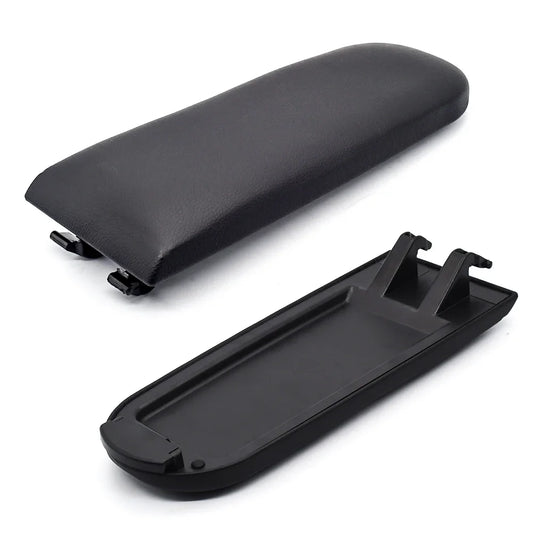 Couvercle de loquet d'accoudoir de voiture en cuir, 1 pièce, couvercle de Console centrale, capuchon de protection pour VW Jetta Golf 4 MK4 BORA Passat B5 Beetle Polo 6R 9N