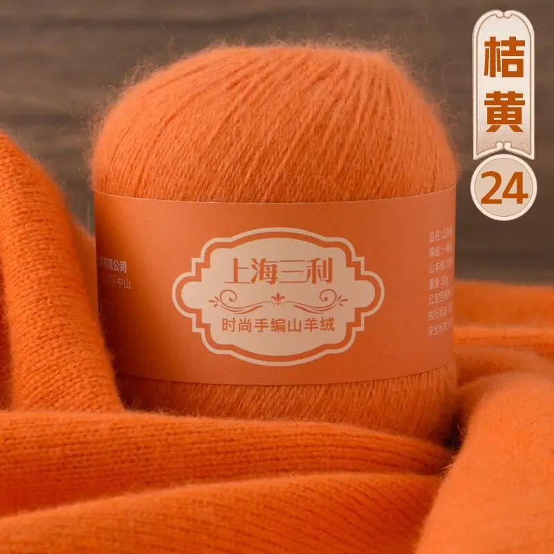 Fil de cachemire mongol chaud 100 g/ensemble, 3 plis, pour pull, gants, Crochet, écharpe à tricoter, fil de laine, doux pour la peau, uni, 100%