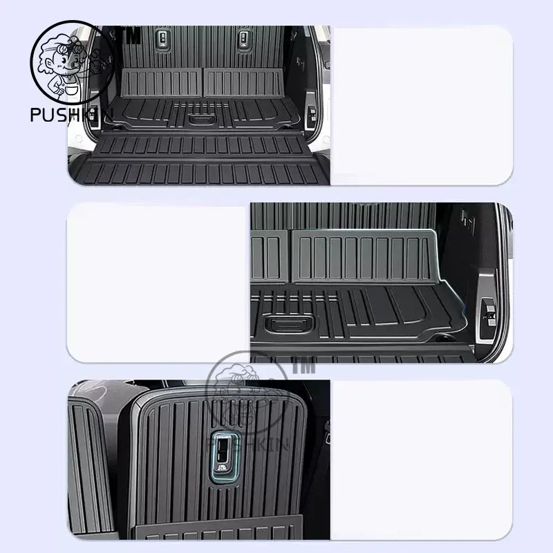 Tapis de protection pour dossier de siège arrière, tapis de coffre Anti-coup de pied, accessoires d'intérieur de voiture pour ZEEKR 9X 2025 2026