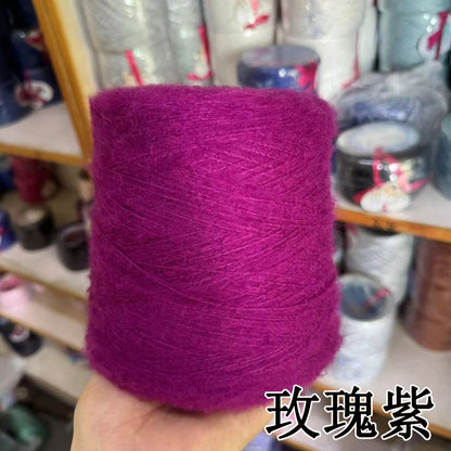1 régiment de 500 grammes de laine Mohair ultra douce près du corps sans collant, foulards tricotés à la main, fil de pull