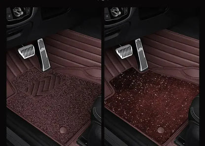Pour VW Passat berline B5 B5.5 B6 B7 B8 B9 tapis Auto Double couche personnalisé tapis de sol de voiture Coche accessoires doublures de sol