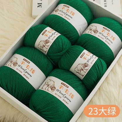 Fil de laine mélangé au Crochet de qualité supérieure, pour pull, écharpe, fil épais, 4 plis, 3 pièces x 100g = 300 grammes