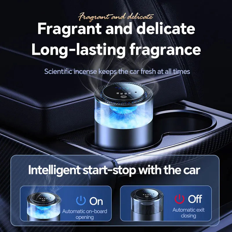 Désodorisant intelligent pour voiture, nouvelle mode, intensité réglable, diffuseur d'arôme, brume de nuage, veilleuse pour intérieur d'automobile, 2025
