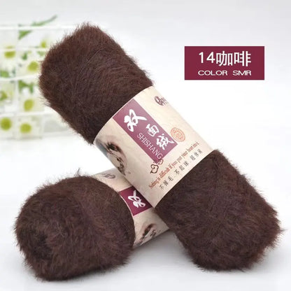 Rouleau de fil moelleux en cachemire à 3 plis, 100 g/rouleau, tricot coloré, laine super douce tricotée, Crochet pour bébé, écharpe pour bébé, fil épais