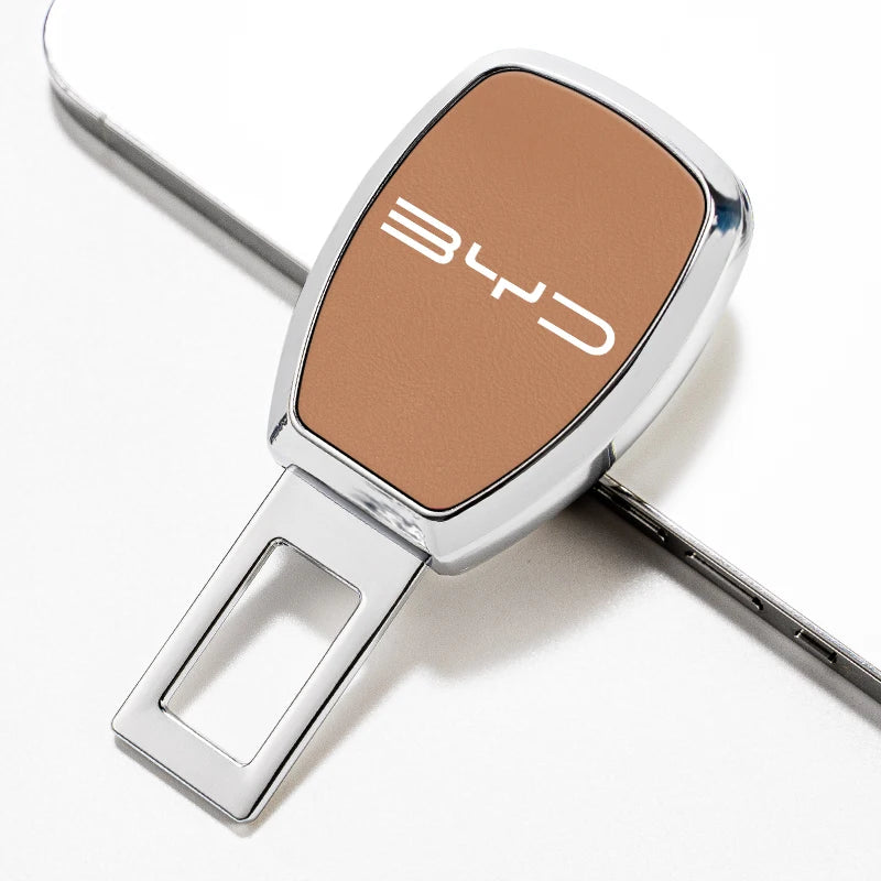 Boucle d'extension de ceinture de sécurité de voiture, accessoires de couverture de ceinture de sécurité pour BYD Atto E6 Tang E3 E9 F3 Song F3R Qing Yuan D1 S6 F0 E5 E2 E1