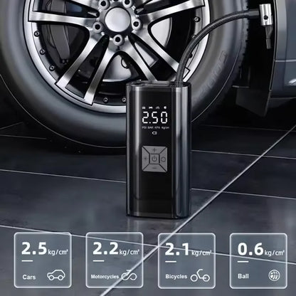 YIJU pompe à Air sans fil 150psi gonfleur de pneu électrique Portable pour voiture vélo moto Mini compresseur d'air pneu injecteur d'air