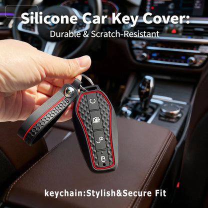 Pour BYD Sealion 7 Seal Song Plus Dolphin King Atto 3 Qin Plus Tang Destroyer E7 – Housse de clé de voiture, coque de protection, porte-clés, étui pour télécommande