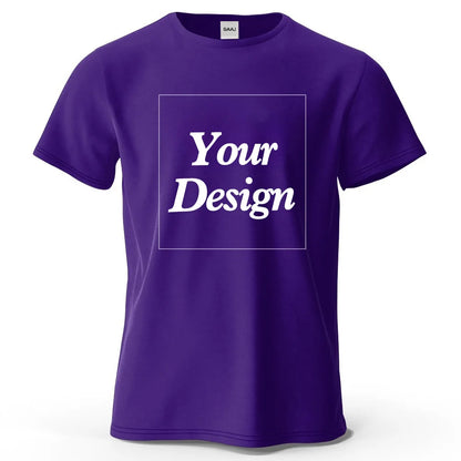 T-shirt personnalisé t-shirt personnalisé t-shirt personnalisé bricolage imprimer votre photo marque Logo texte hommes femmes 100% coton cadeau Premium