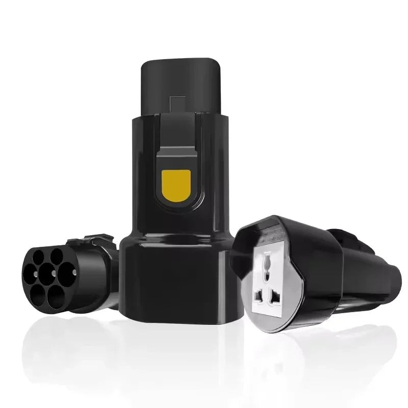 BYD V2L décharge de voiture électrique GBT vers prise américaine prise à trois trous adaptateur 16A pour convertir EV vers chargeur de sortie ca