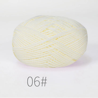 Nouveau 5 pièces couleurs mélangées fil lait coton fil combinaison Crochet tricot fil ensemble pour à la main bricolage artisanat pull écharpe tricot
