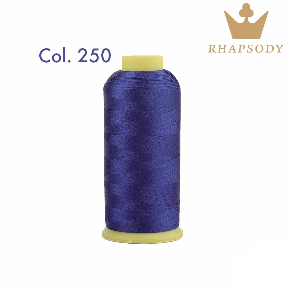 Bal apsody-Fil à broder en polyester, 5000m, 40WT, 120 tches, 200, pour machine à broder Brother Singer Janome Babylock, couture à domicile
