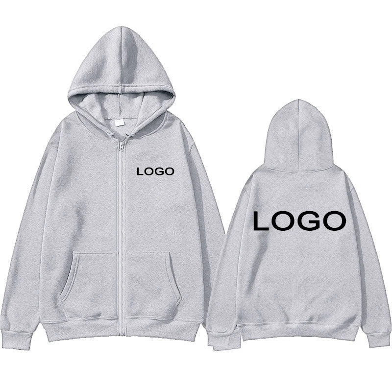 Sweat à capuche imprimé personnalisé pour hommes et femmes, fermeture éclair, ample, vêtements décontractés, mode, manches longues, pull à capuche, personnalité