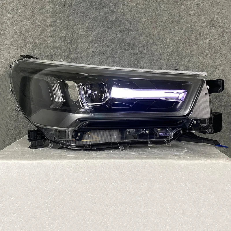 Paire de phares LED pour Hilux Revo 2020 2021, haute Configuration, lampe frontale