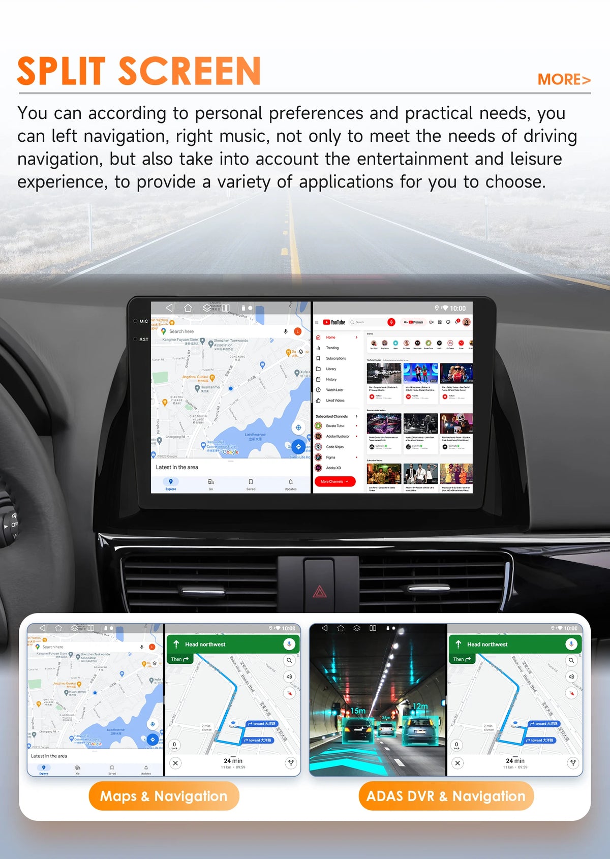 Snapdragon 8Core Android 14 autoradio pour Mazda CX5 CX-5 2012-2015 lecteur multimédia 6115 360 Cam Autoaradio Carpay Android Auto