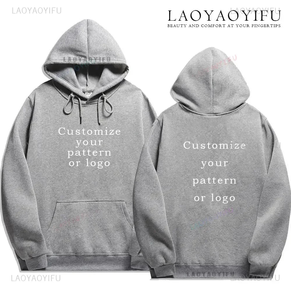 Sweat à capuche personnalisé avec Logo personnalisé, sweat-shirt chauffant et confortable pour étudiant, texte imprimé personnalisé, bricolage, à la mode