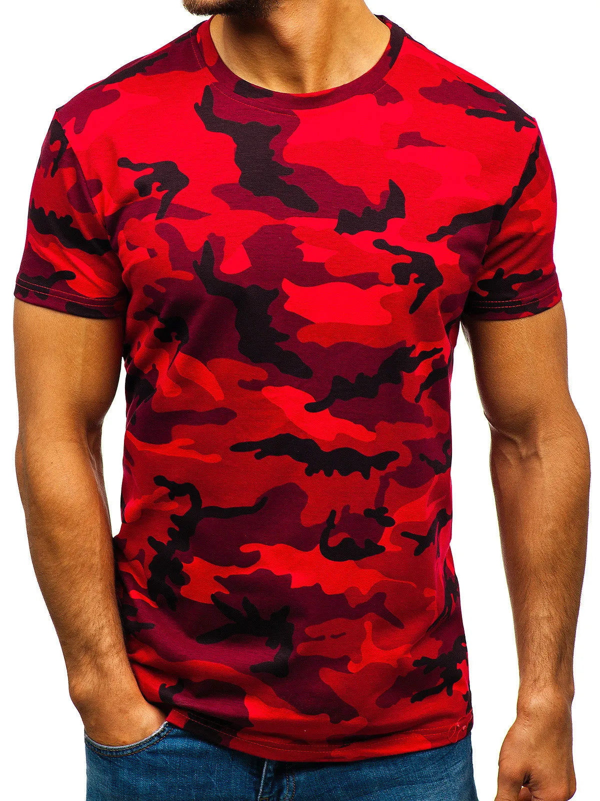 CamSolomon-T-shirt à manches courtes pour homme, streetwear en coton, col rond, décontracté, salle de sport, mode estivale, nouveau